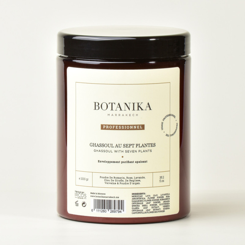 Ghassoul poudre aux 7 plantes - Botanika Marrakech