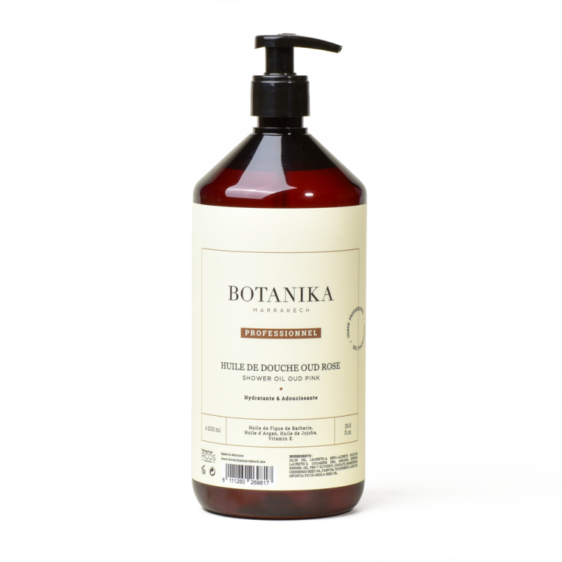 Huile de douche oud rose PRO - Botanika Marrakech