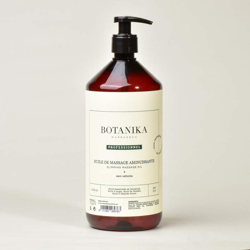 Huile de massage amincissante - Botanika Marrakech