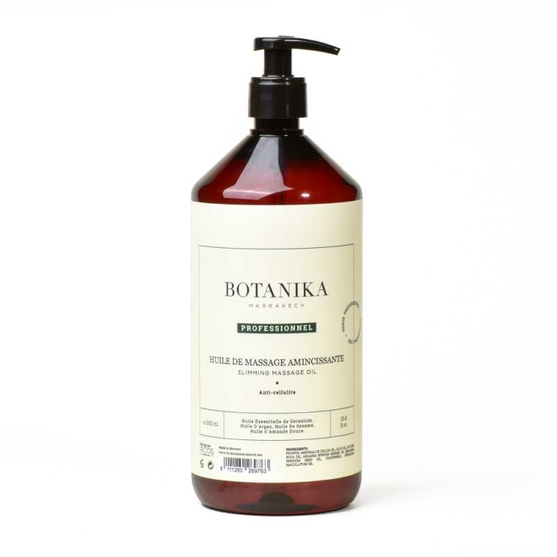Huile de massage amincissante - Botanika Marrakech