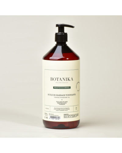 Huile de massage tonifiante - Botanika Marrakech