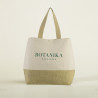 Sac shopping en toiles de coton & jute Botanika