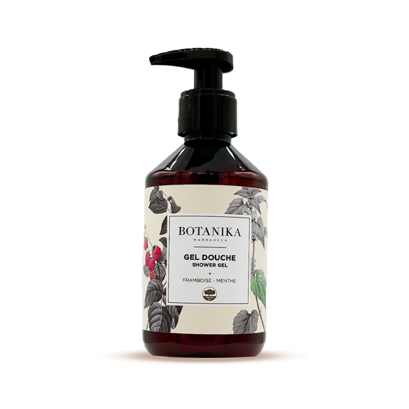 Gel douche Framboise-Menthe - Botanika Marrakech