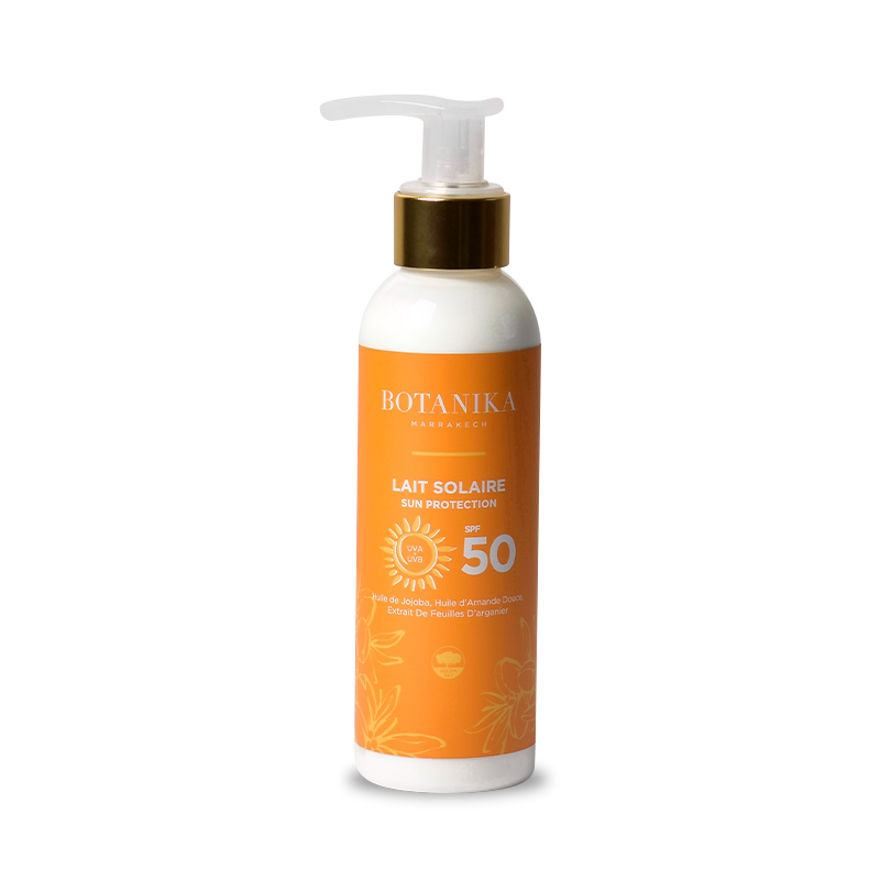 Lait solaire SPF 50 - Botanika Marrakech