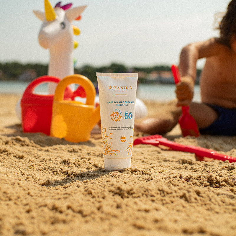 Lait solaire Enfants SPF 50 - Botanika Marrakech
