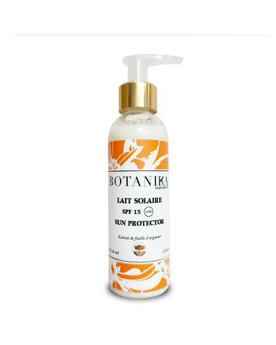 Lait solaire SPF 15 - Botanika Marrakech