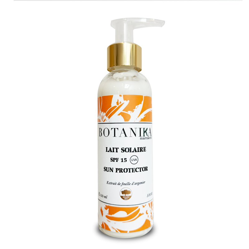 Lait solaire SPF 15 - Botanika Marrakech