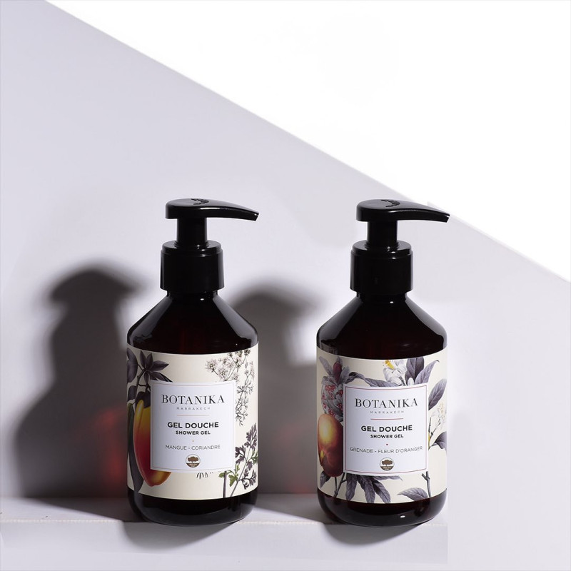 Gel douche Mangue coriandre - Botanika Marrakech