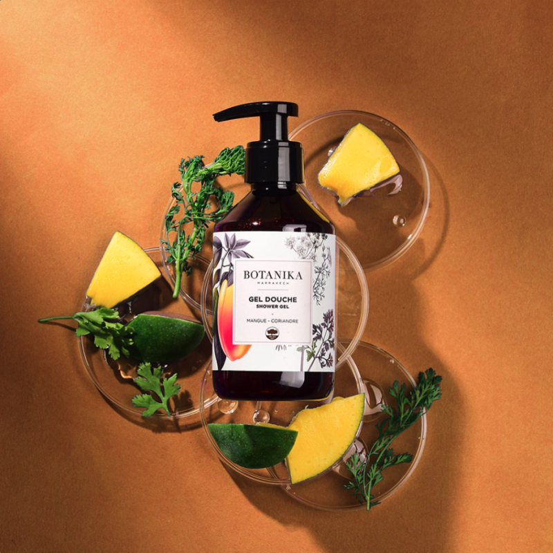 Gel douche Mangue coriandre - Botanika Marrakech