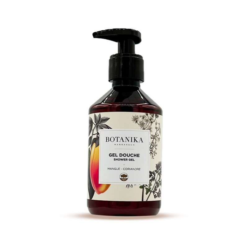 Gel douche Mangue coriandre - Botanika Marrakech