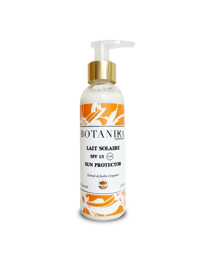 Lait solaire SPF 15 - Botanika Marrakech