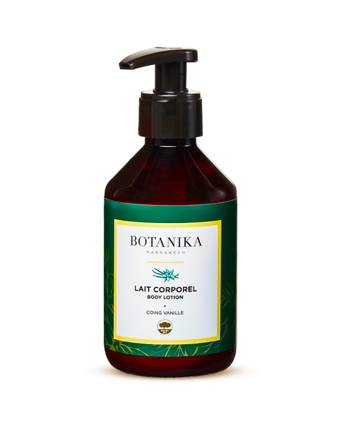 Lait corporel Coing Vanille - Botanika Marrakech