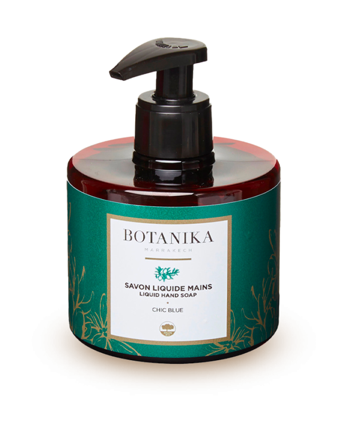 Savon liquide mains Chic Blue - Botanika Marrakech