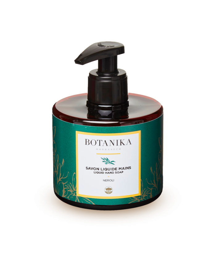 Savon liquide mains Néroli - Botanika Marrakech