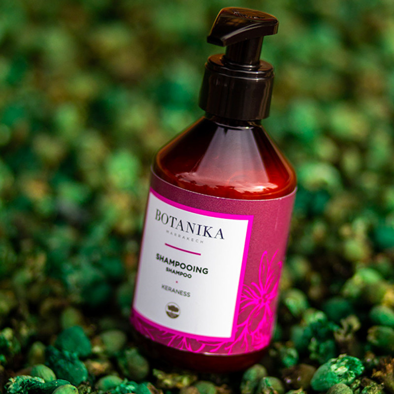 Shampoing kéraness cheveux secs frisés - Botanika Marrakech