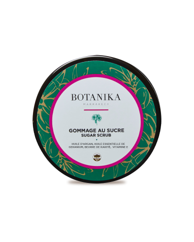 Gommage au sucre Géranium - Botanika Marrakech