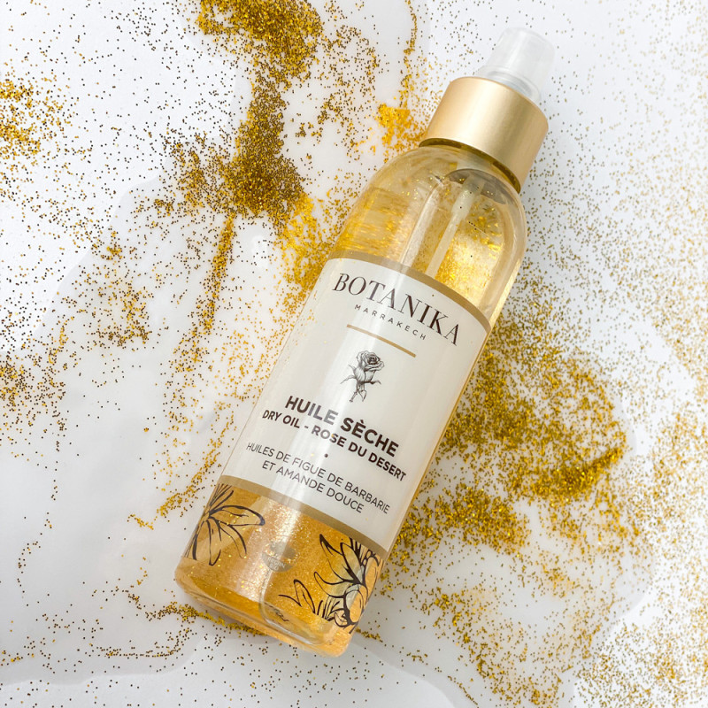 Huile sèche rose du désert - Botanika Marrakech